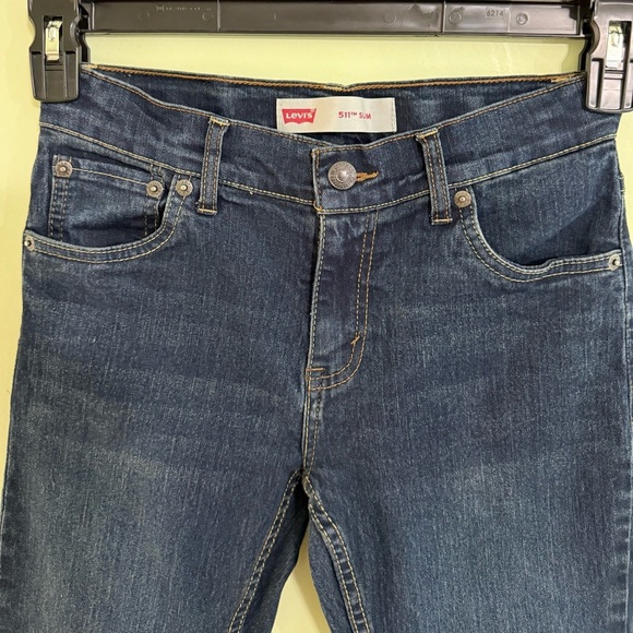 Levi's Blue 511 slim Jeans Classic Design youth 12 R - Picture 4 of 4
